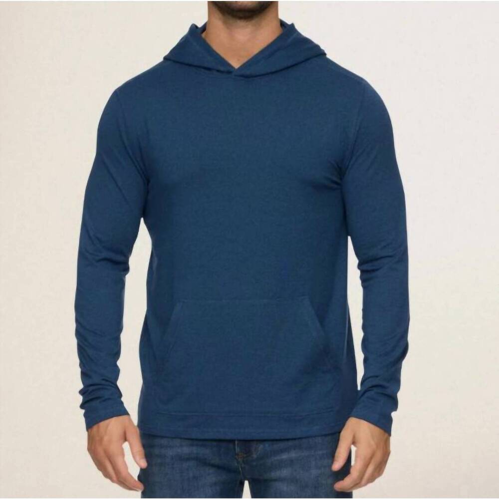 NEW FLAGS & ANTHEM clutch comfort hoodie in navy